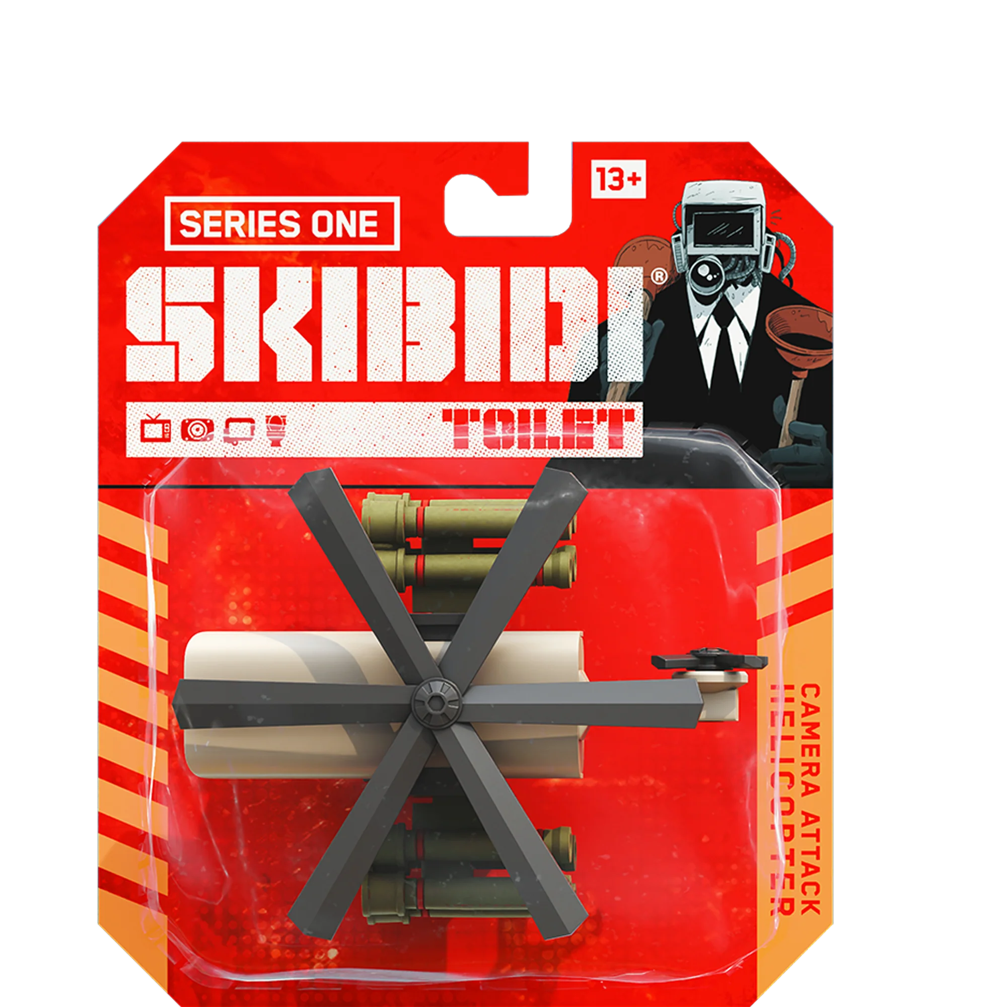 Skibidi Toilet 1:64 Diecast - Camera Attack Helicopter