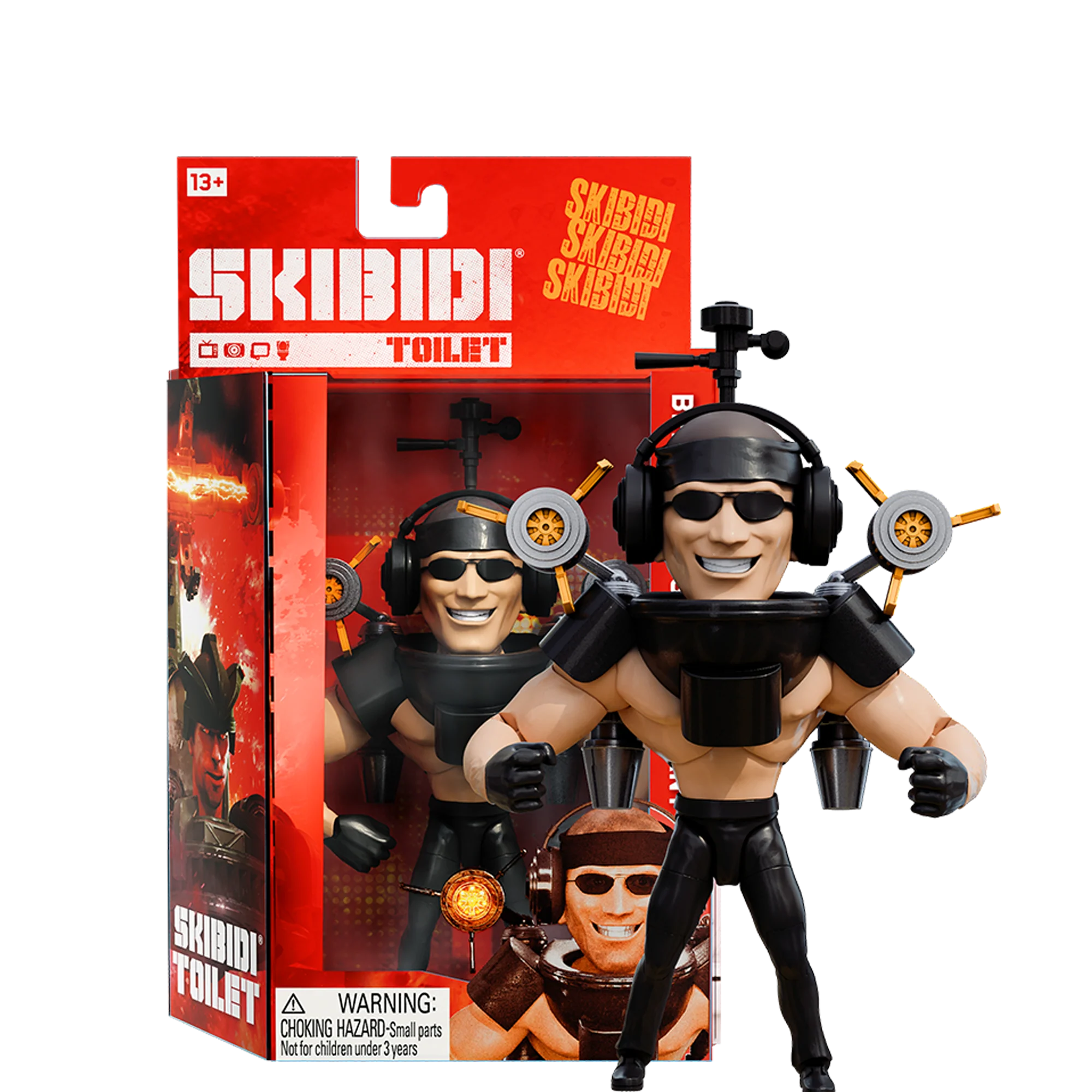 Skibidi Toilet Deluxe Figure - Berserker Skibidi Mutant