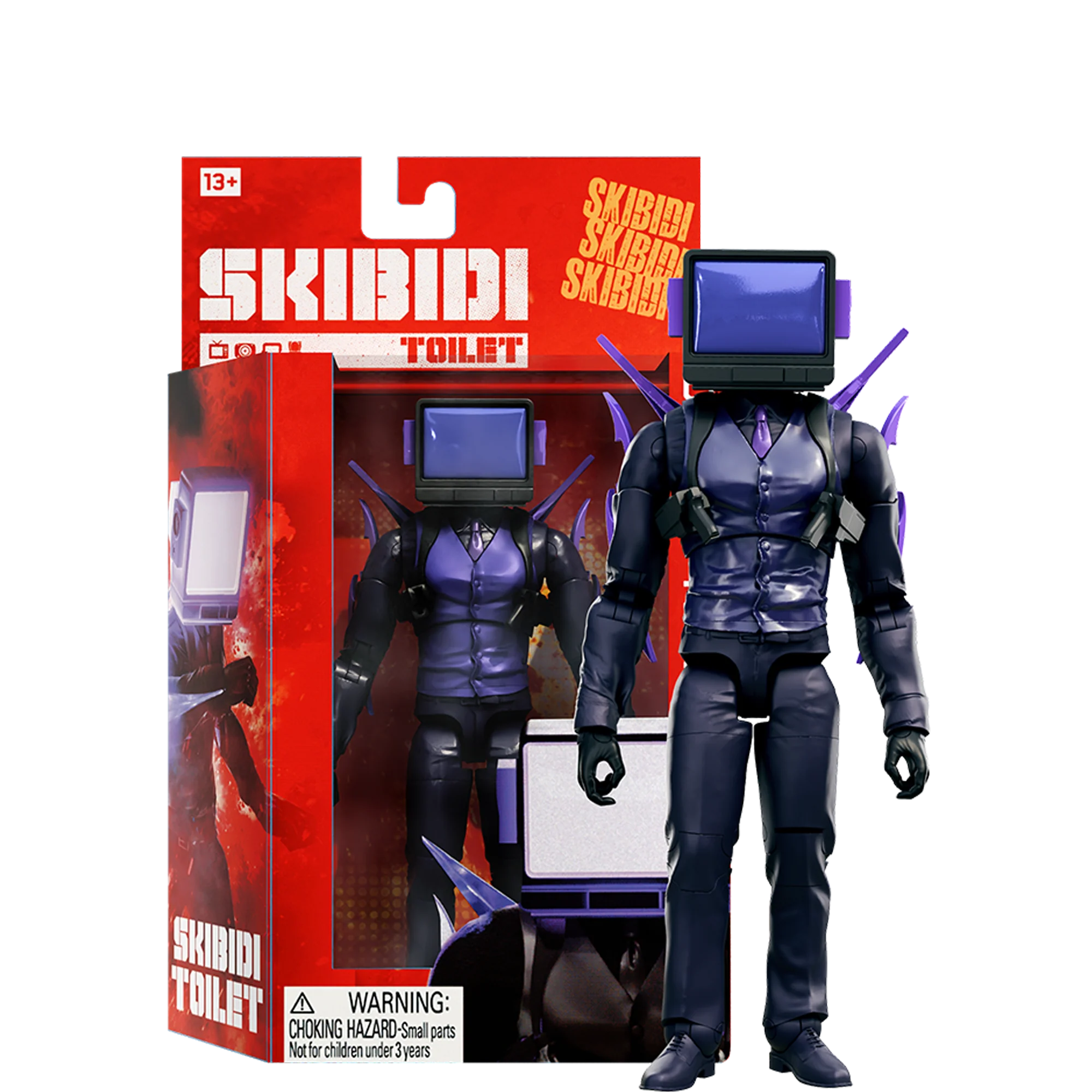 Skibidi Toilet Deluxe Figure - Dark TV Man